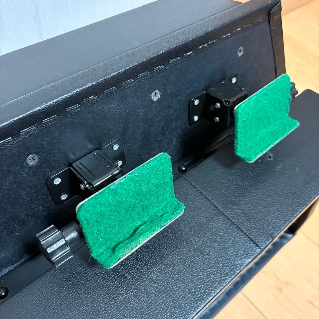 ITOMASA イトマサ ピアノ 補助ペダル P-33 黒 高さ調整