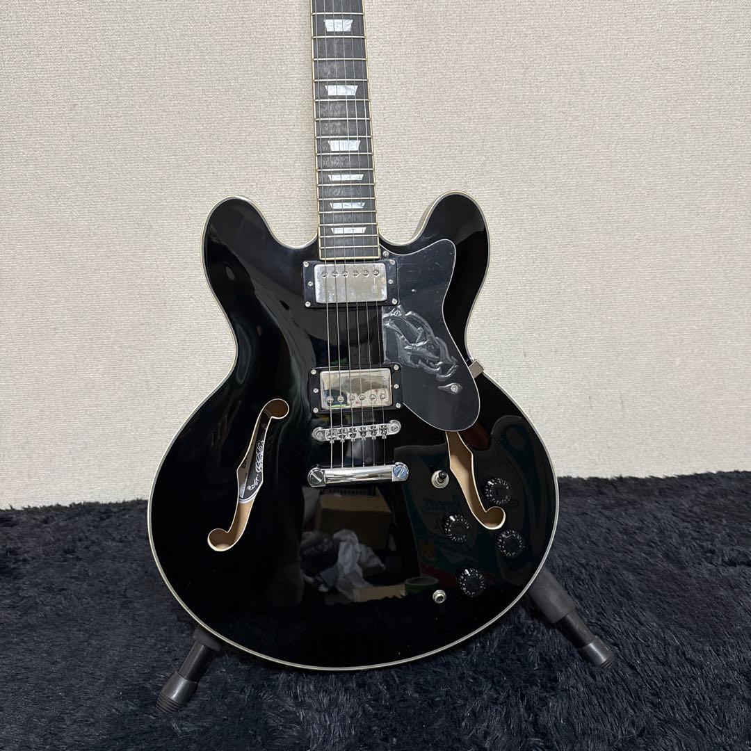 美品 DONNER セミアコ ギター DJP1000 弦楽器 ケース付属