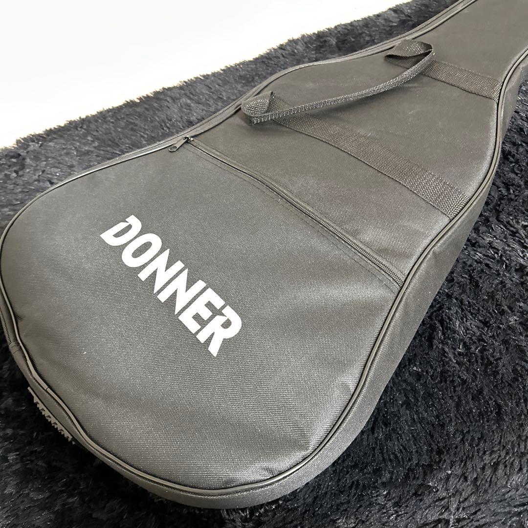 美品 DONNER セミアコ ギター DJP1000 弦楽器 ケース付属