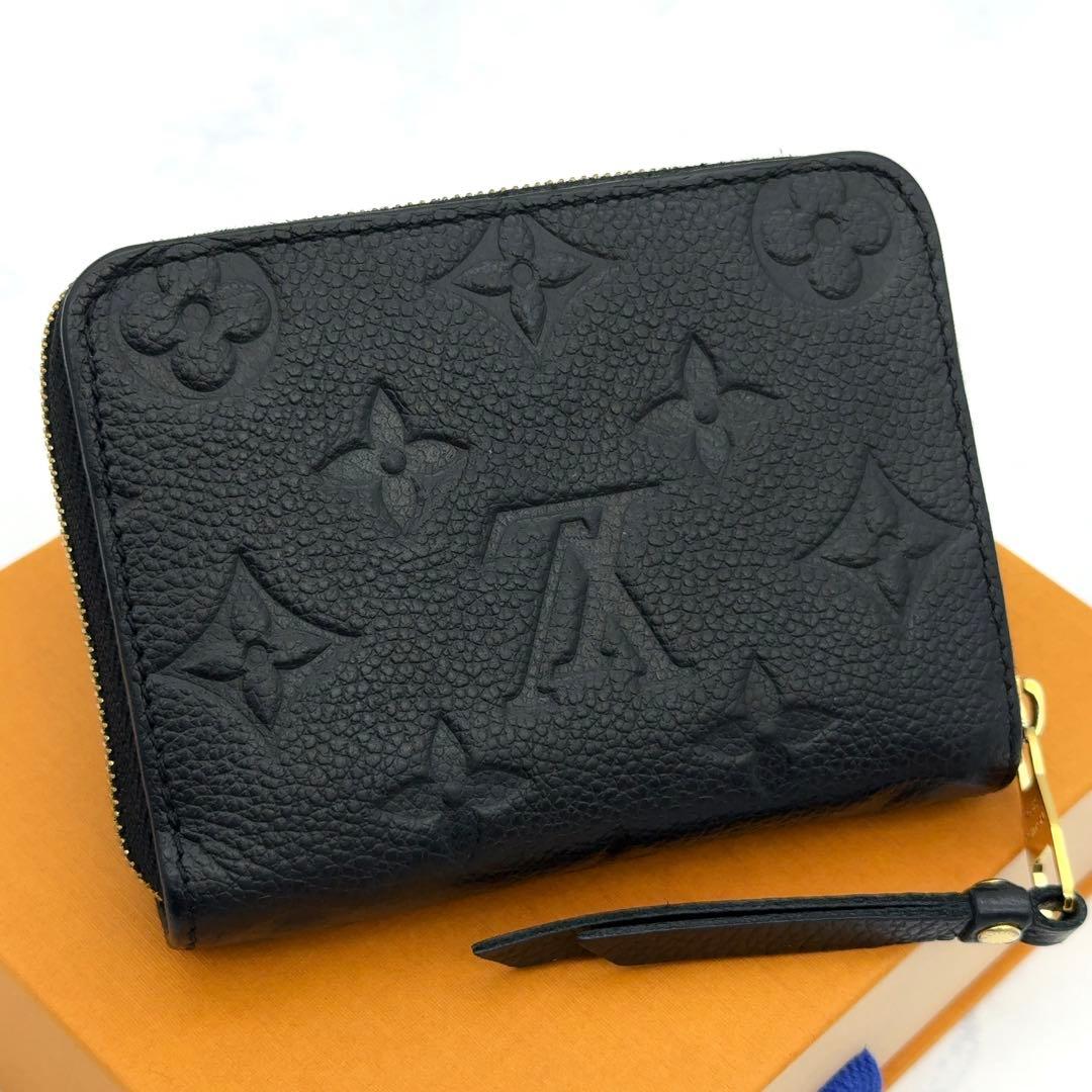 【最高級美品】ルイヴィトン アンプラント ジッピーパース モノグラム 黒
