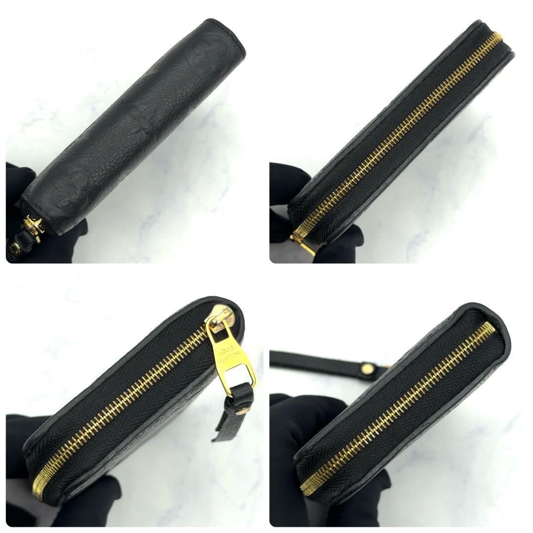 【最高級美品】ルイヴィトン アンプラント ジッピーパース モノグラム 黒