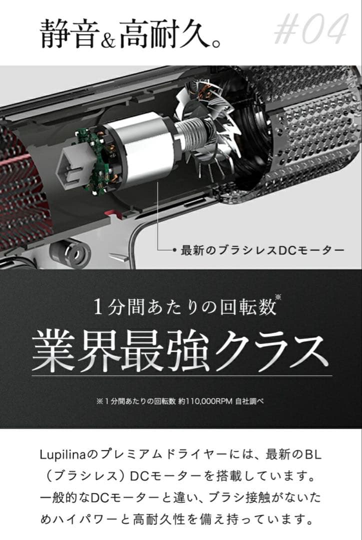 【新品/未使用】プレミアムドライヤー Lupilina(R)