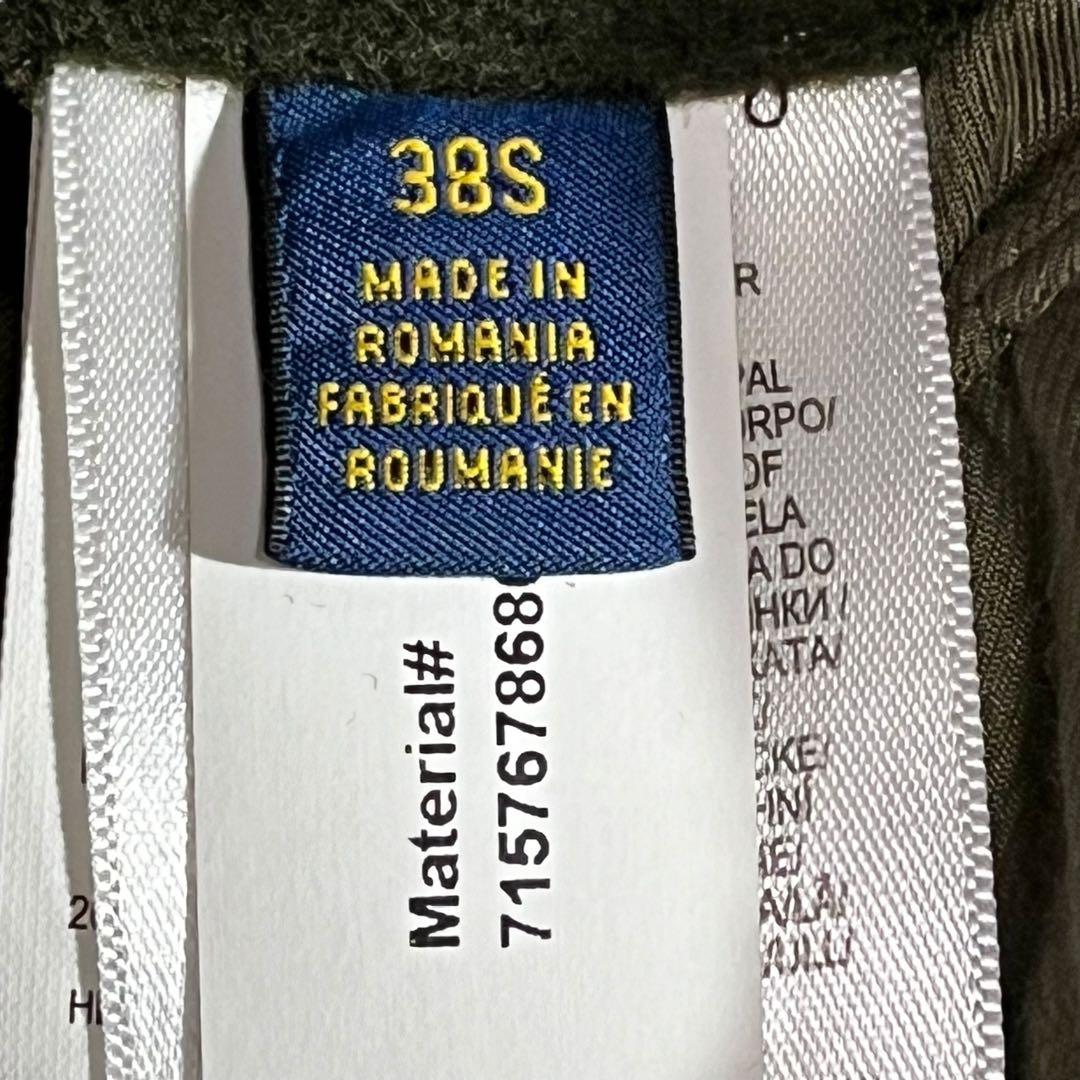 ポロラルフローレン ピーコート Pコート ウール ダブル カーキ 38 M