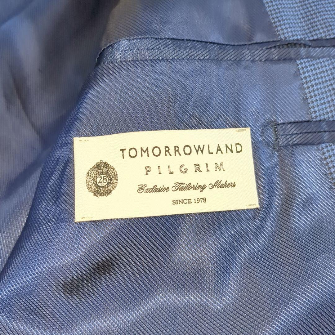 トゥモローランド ピルグリム カノニコ別注 48サイズ ウール シルク混 ブルー