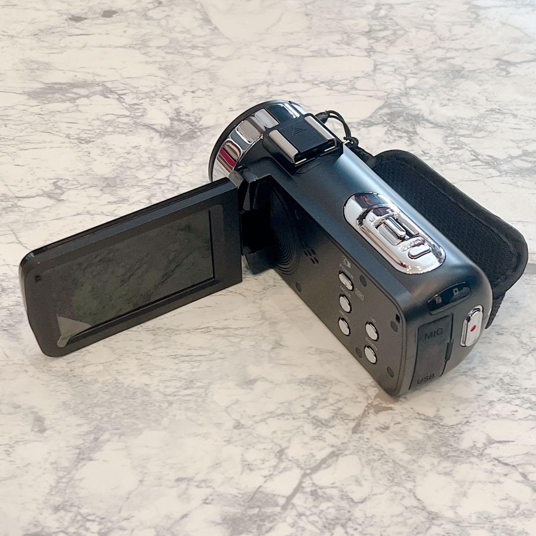 ❤️新品❤️ 4Kビデオカメラ 44MP IRナイトビジョン バッテリー2個