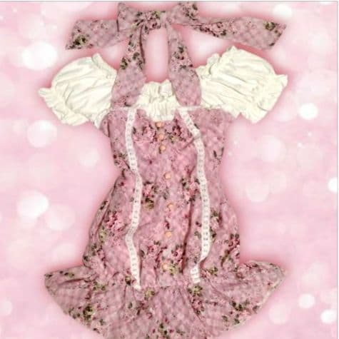 希少 リズリサ 当時物 バラ柄 平成ギャル y2k 海外ガール 姫カジ コケット