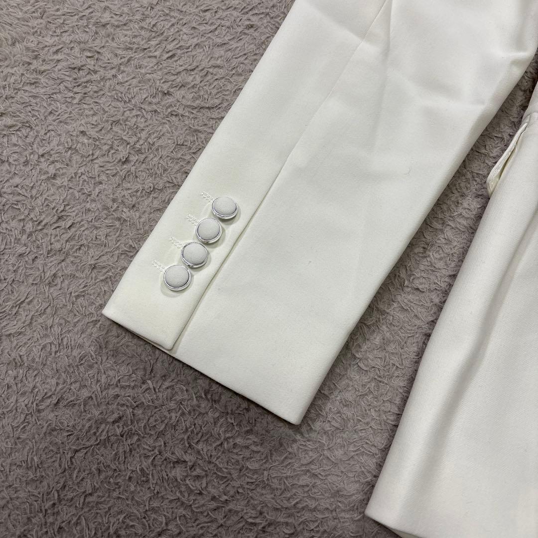 P.R.A.H. ホワイト スーツセット ベスト付き シングルブレスト Lサイズ