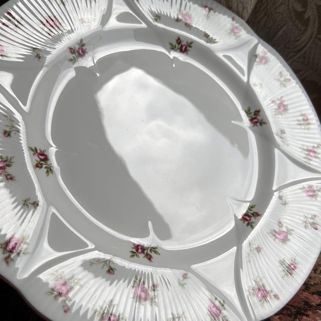 英国製  Rosalie 可憐な花びら ディナー皿5枚