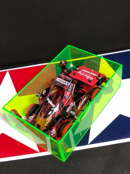 ミニ四駆  完成品 MAフルカーボン  レッドショットjr