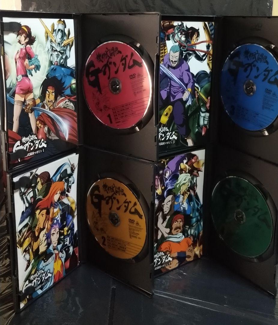 大*将様 【機動武闘伝Gガンダム】メモリアルBOX初回版DVD 壱/弐/参　全4