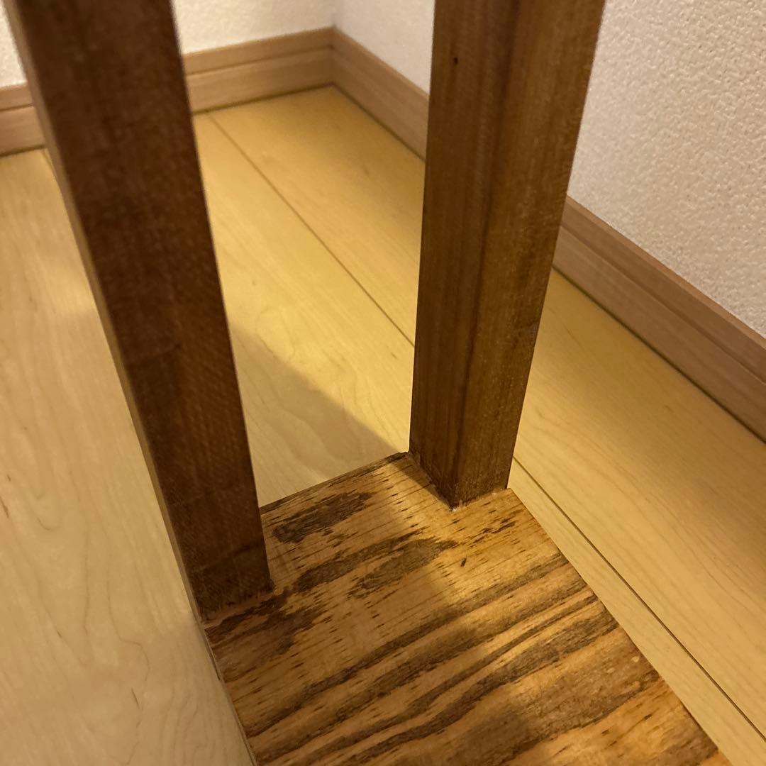 アンティーク風スリムラック　ハンドメイド　棚　飾り棚　木製家具