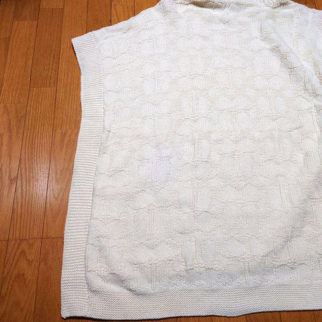 美品！ COACH シグネチャー ニット ポンチョ コーチ