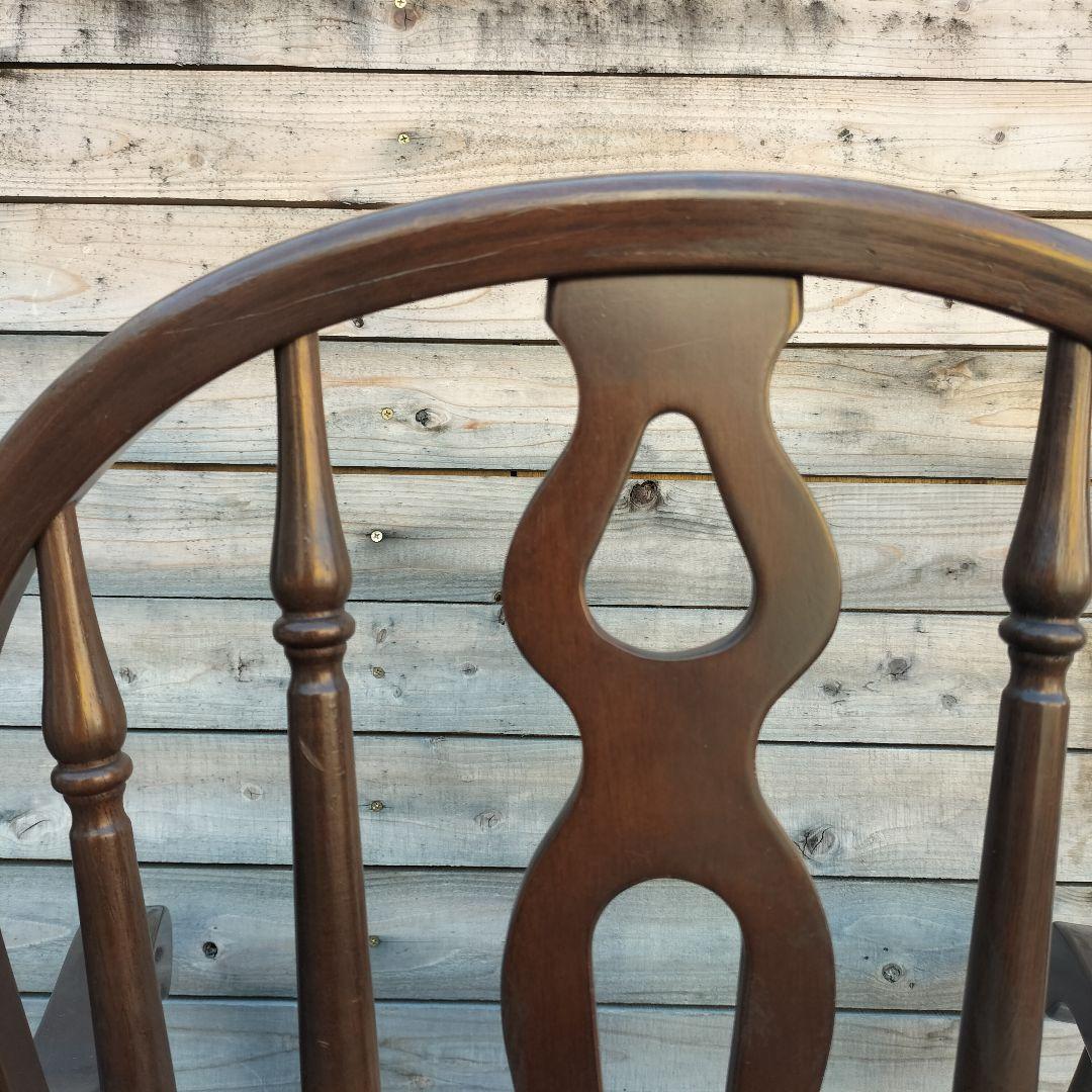 M♦年始Sale東名 ヴィンテージ　回転式　ウインザーチェア　アームチェア