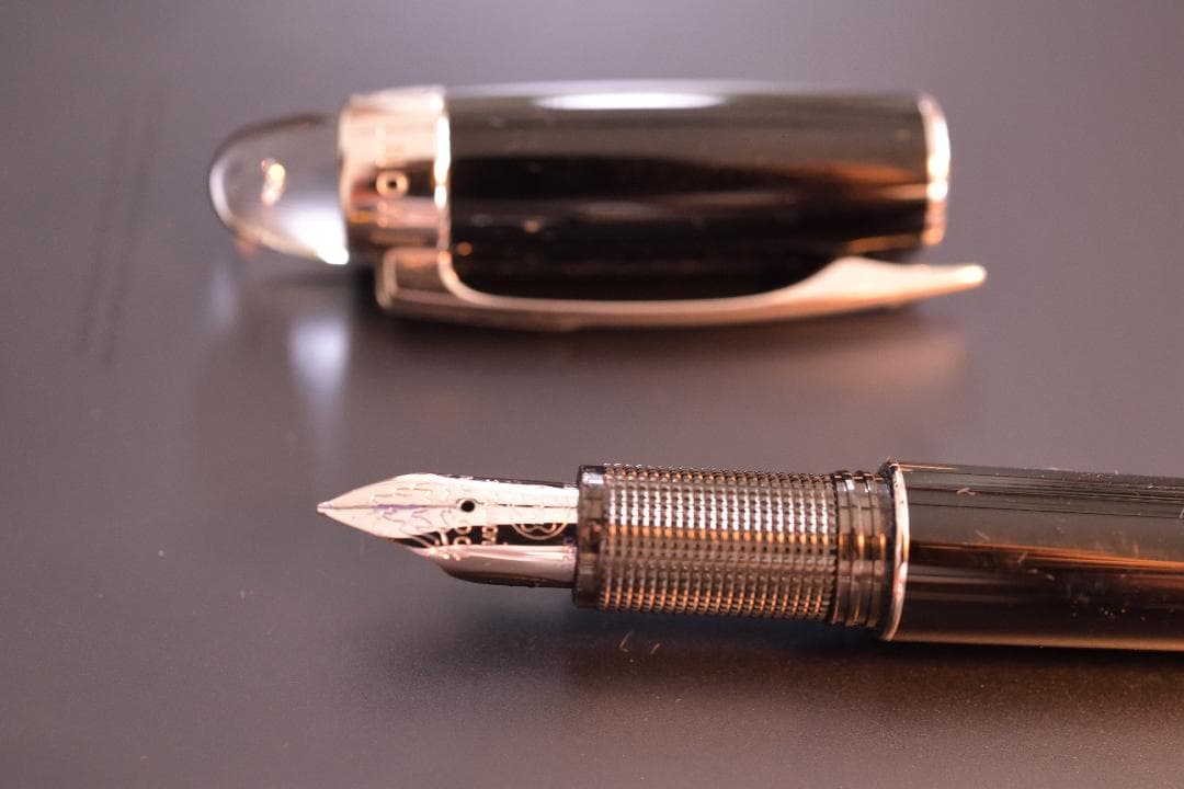 値下げ　モンブラン 100周年記念モデルスターウォーカー　ダイヤモンド万年筆 F