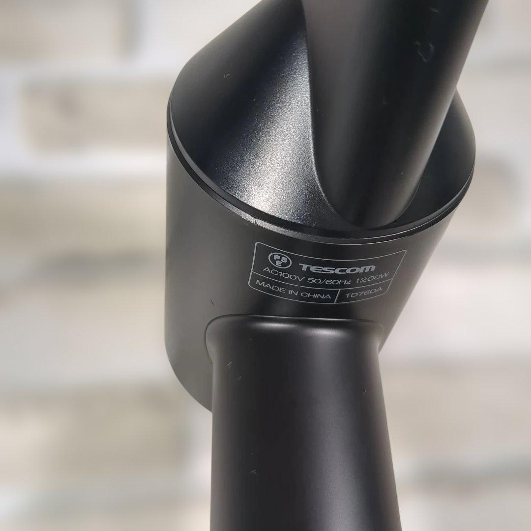TESCOM ヘアドライヤー ブラック TD760A-W/E
