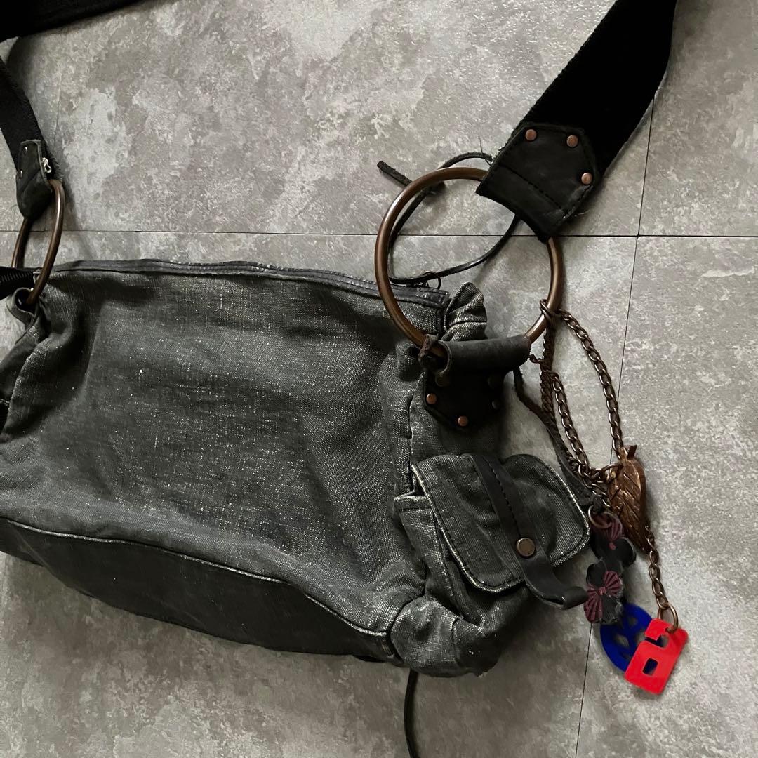 バッグ 90s00s diesel multi-pocket shoulder bag