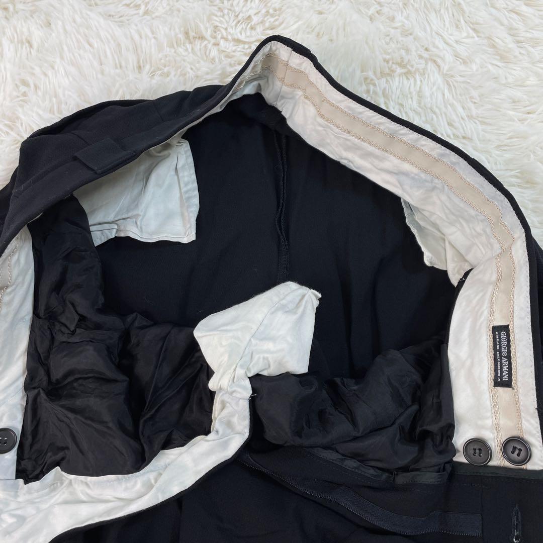 ジョルジオアルマーニ ダブルスーツ ブラック 菅田将暉