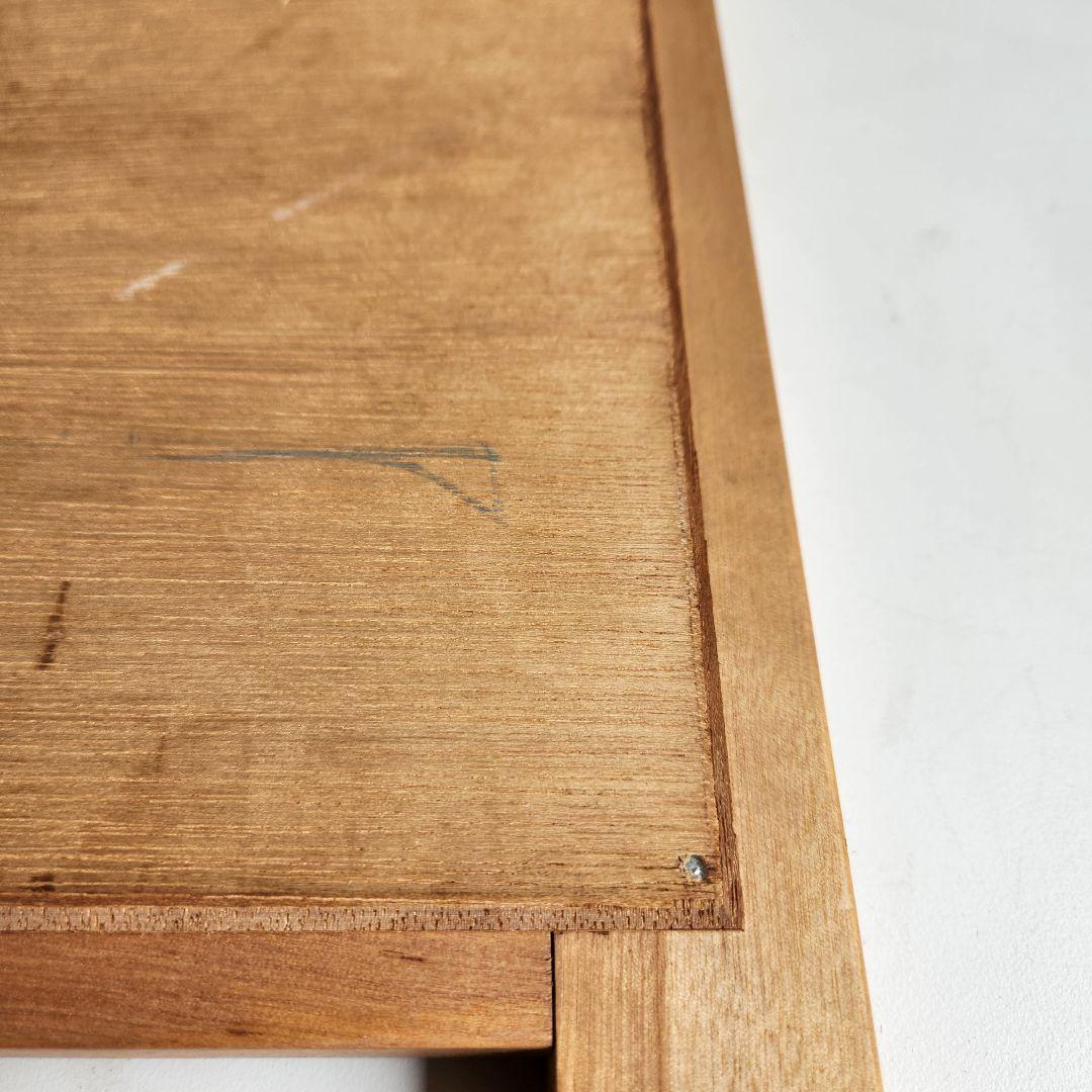 美品 ヴィンテージ　天然木　ウォールミラー 壁掛け鏡 無垢材 鏡