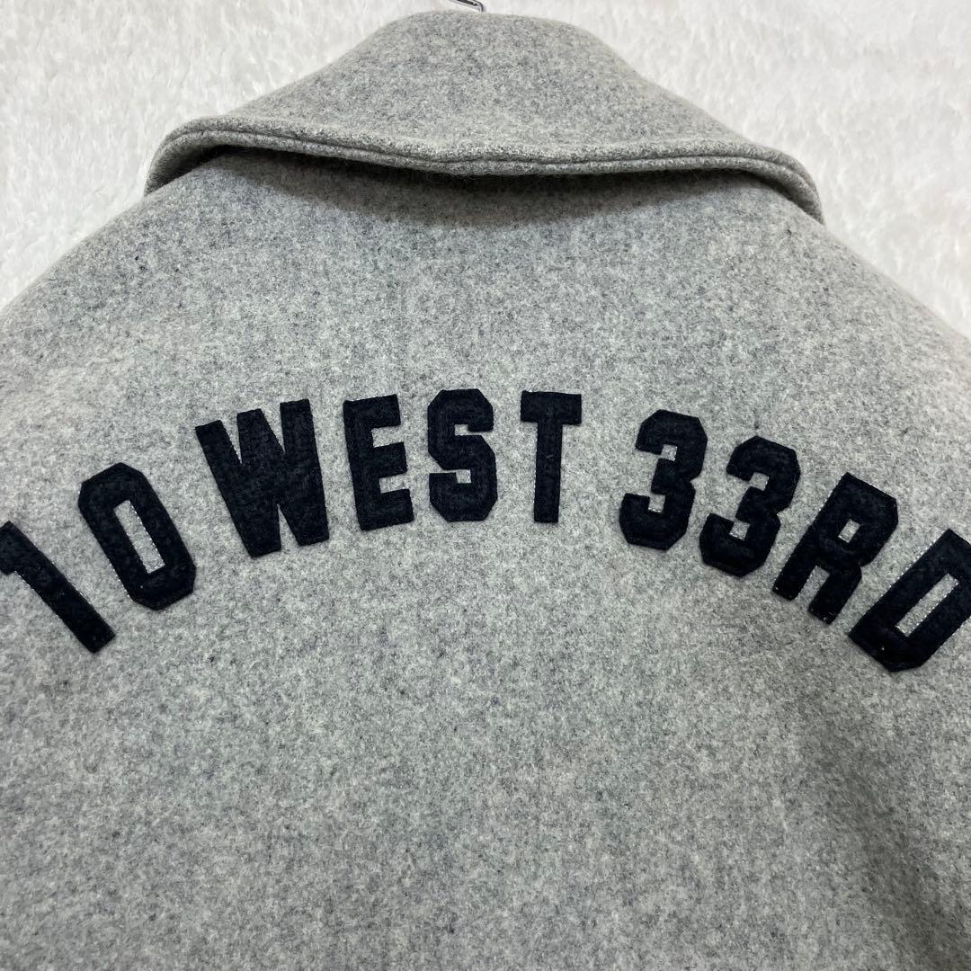 ショット✨モーターサイクルクラブ ワッペン USA製 ピーコート グレー 38