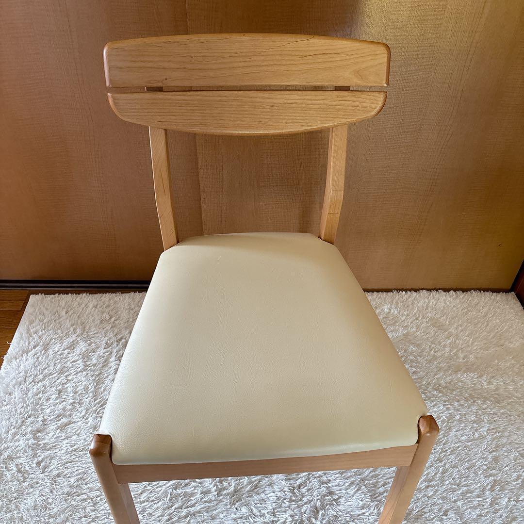 しまりえ 様リクエスト品 2脚セット】ニトリ アルナス ダイニングチェア 天然木