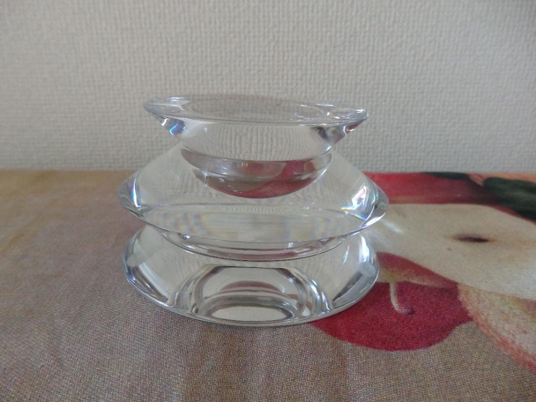 バカラ・蓋付き小物入れ