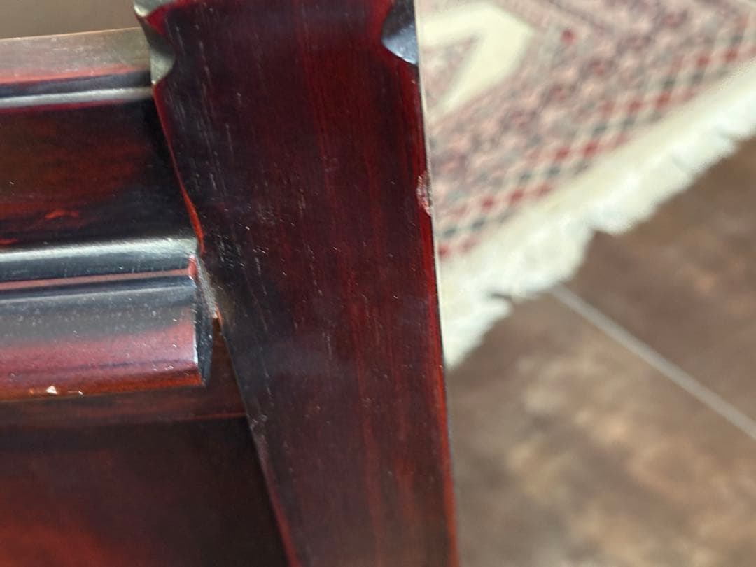 カリモク　karimoku テレフォンベンチ　コロニアル　ビンテージ　nZ