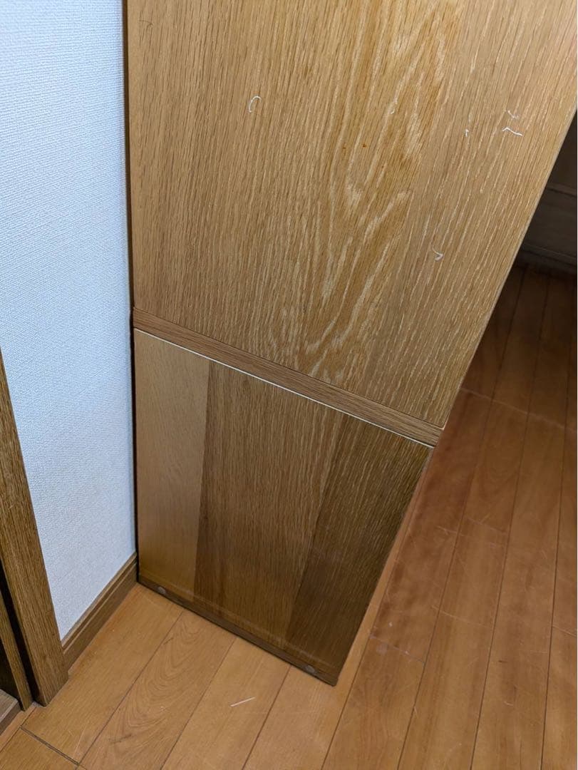 ■送料込■無印良品 スタッキングシェルフ 3×3 木製家具棚 オーク材 収納