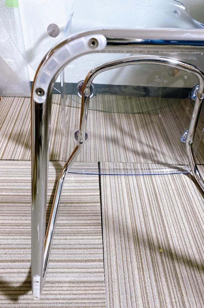 IKEA TOBIAS トービアス ダイニングチェア 椅子 クリア