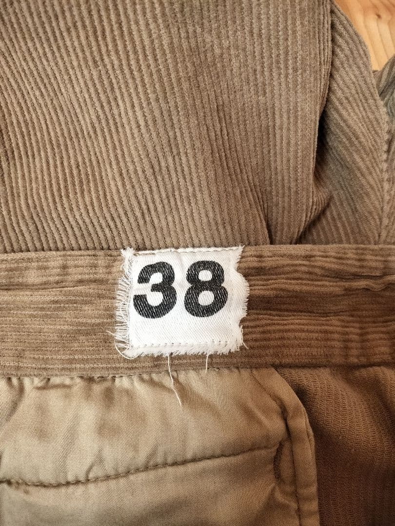 2本セット WAIPER.inc M-52 コーデュロイ テーパード ストレート