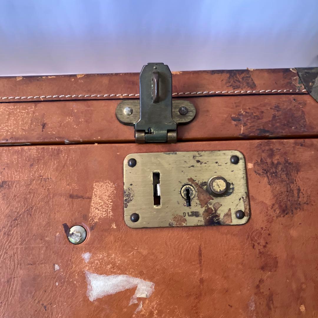 Polo ラルフローレン　本革レザー トランク　スーツケース　ヴィンテージ