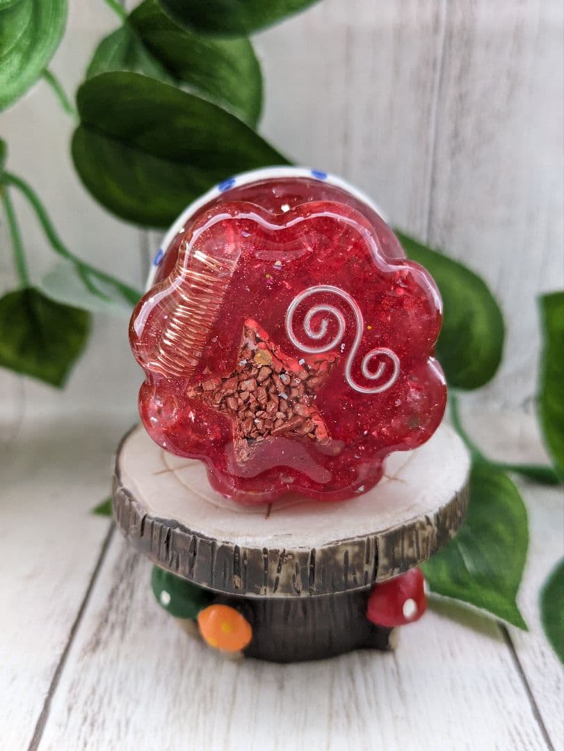 【ローザ】まっきっきのにっこりたこちゃん形オルゴナイト☆他３点