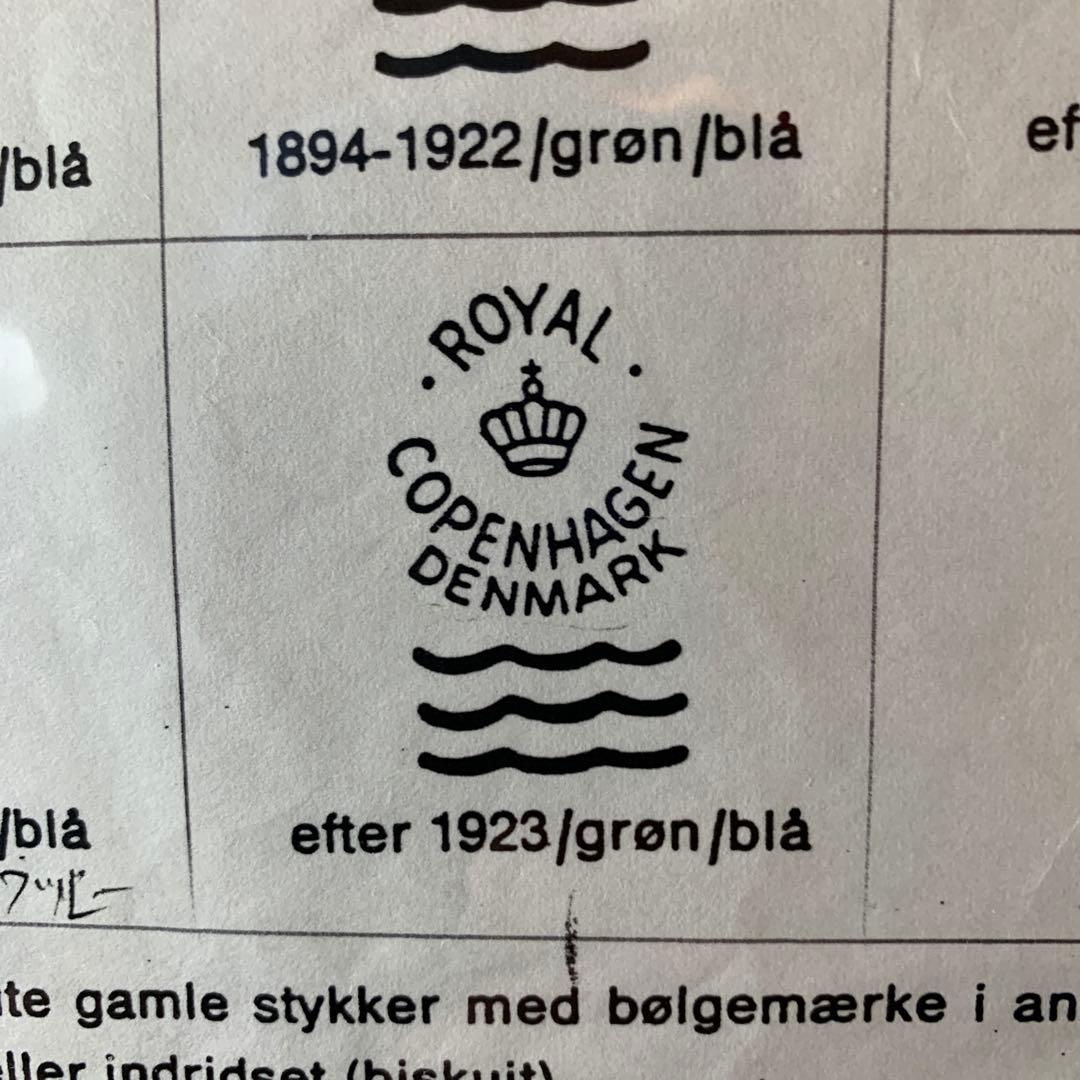 ロイヤルコペンハーゲン　1926年アンティークのローゼンボー城が描かれた花瓶！