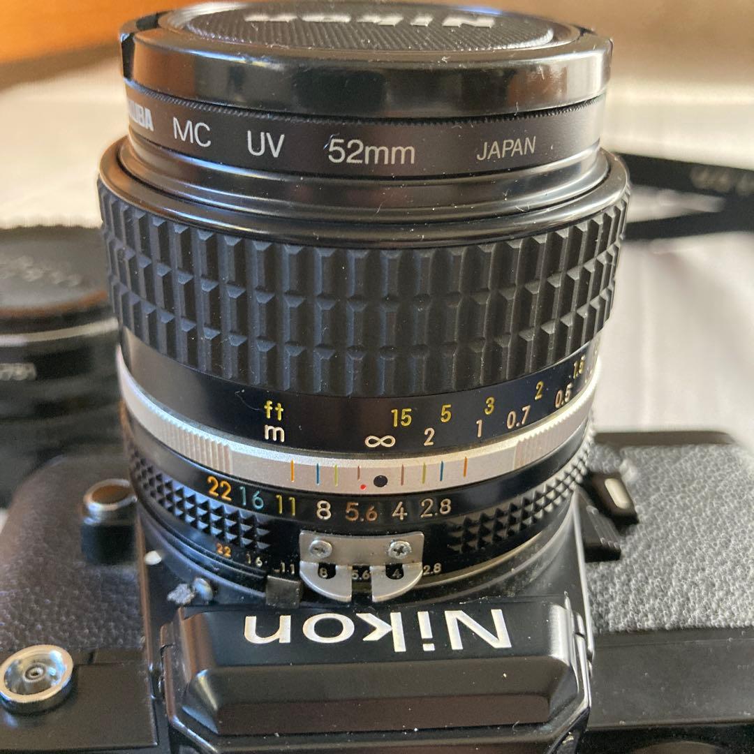 Nikon FEブラックボディ本体レンズ３点セット