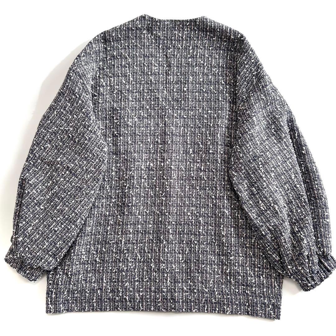 ⭐️極美品⭐️ ヨリ　yori ミックスツイードジャケット　ゆったり　オーバーサイズ