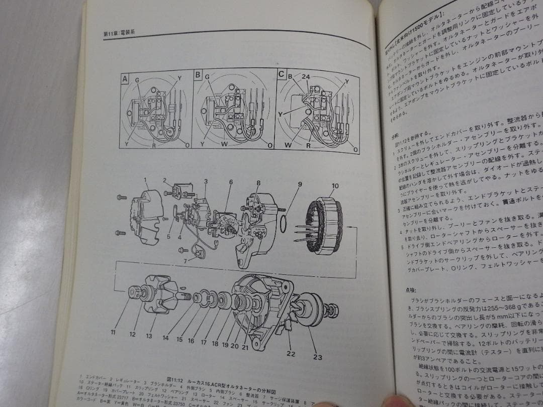 MG MIDGET 1958-1980 ワークショップマニュアル 日本語版整備書