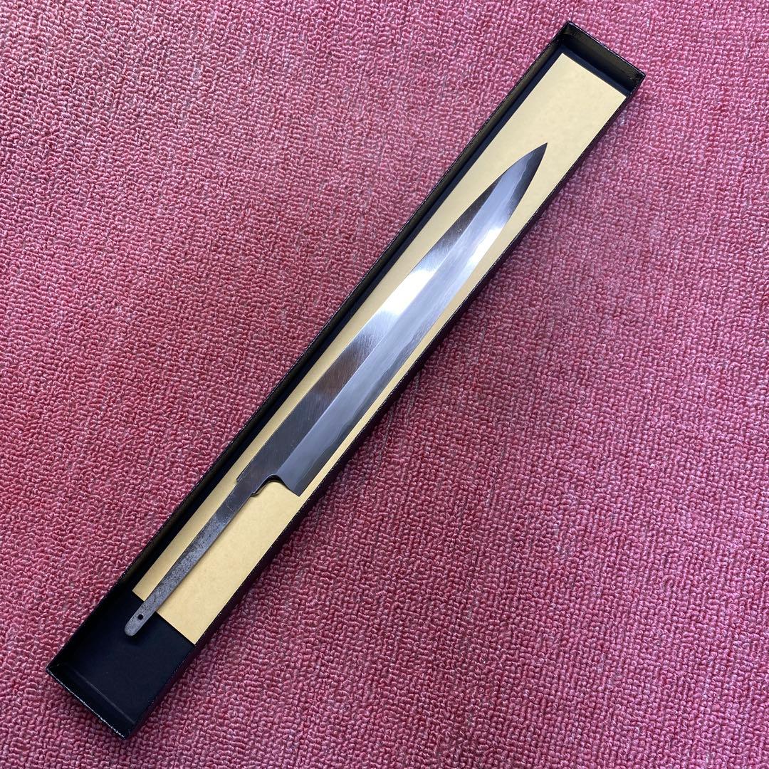 銀三　柳刃包丁　240㎜ 8寸 柄無し
