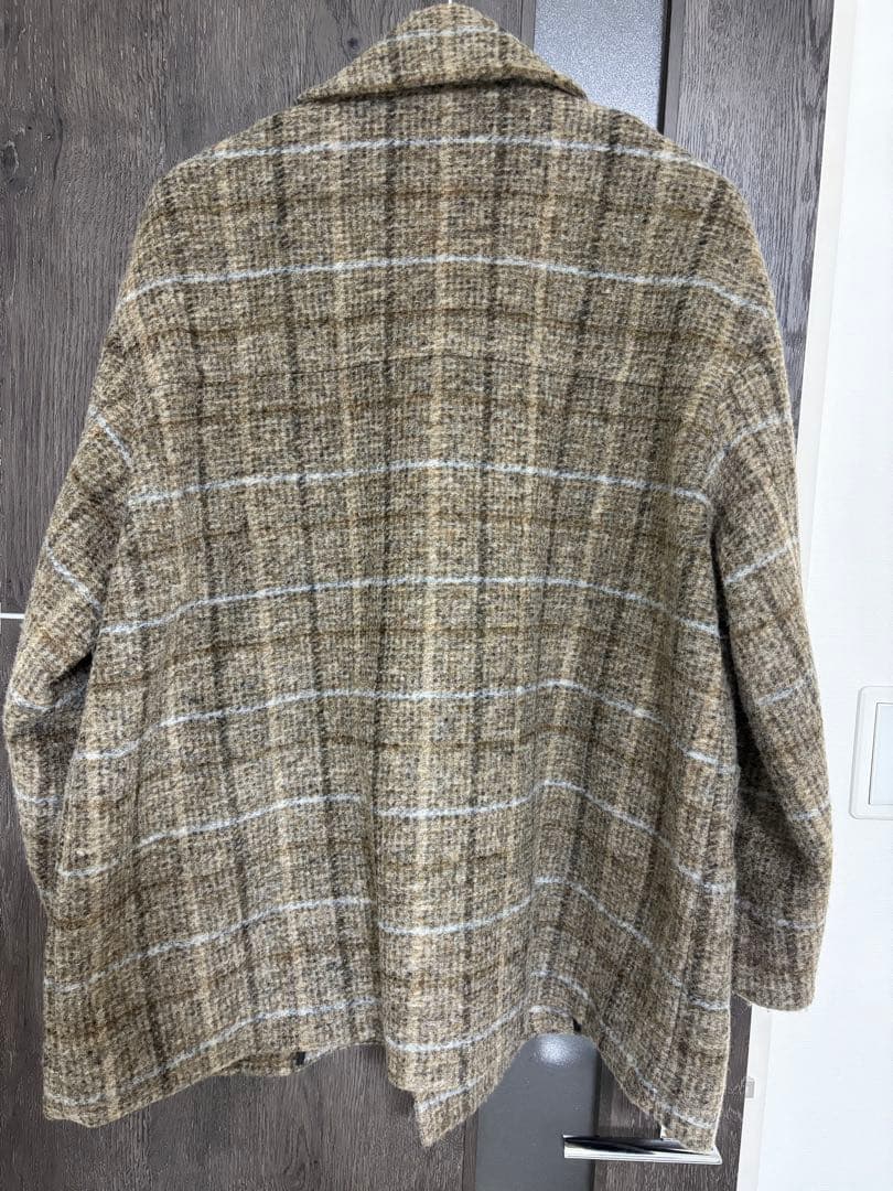 SHIPS スライバーチェックショートＰコート