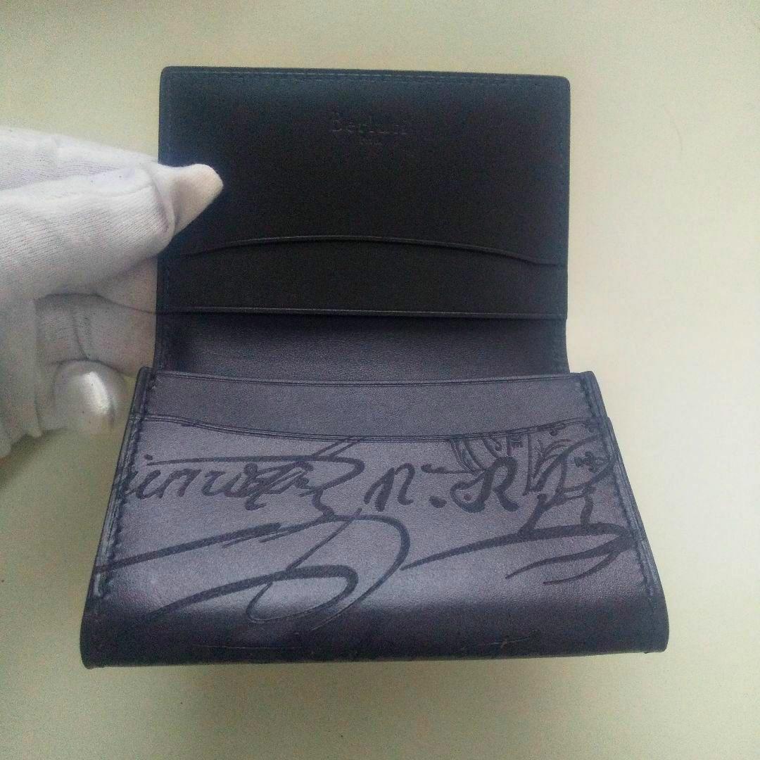 ベルルッティBERLUTI 名刺入れ インブイア スクリットレザーカードホルダー