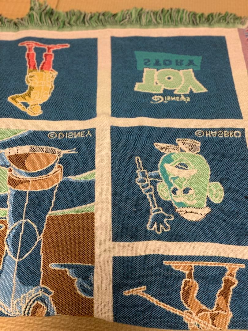 クリスマス特価！Toy Storyヴィンテージ ブランケット Pixar レア