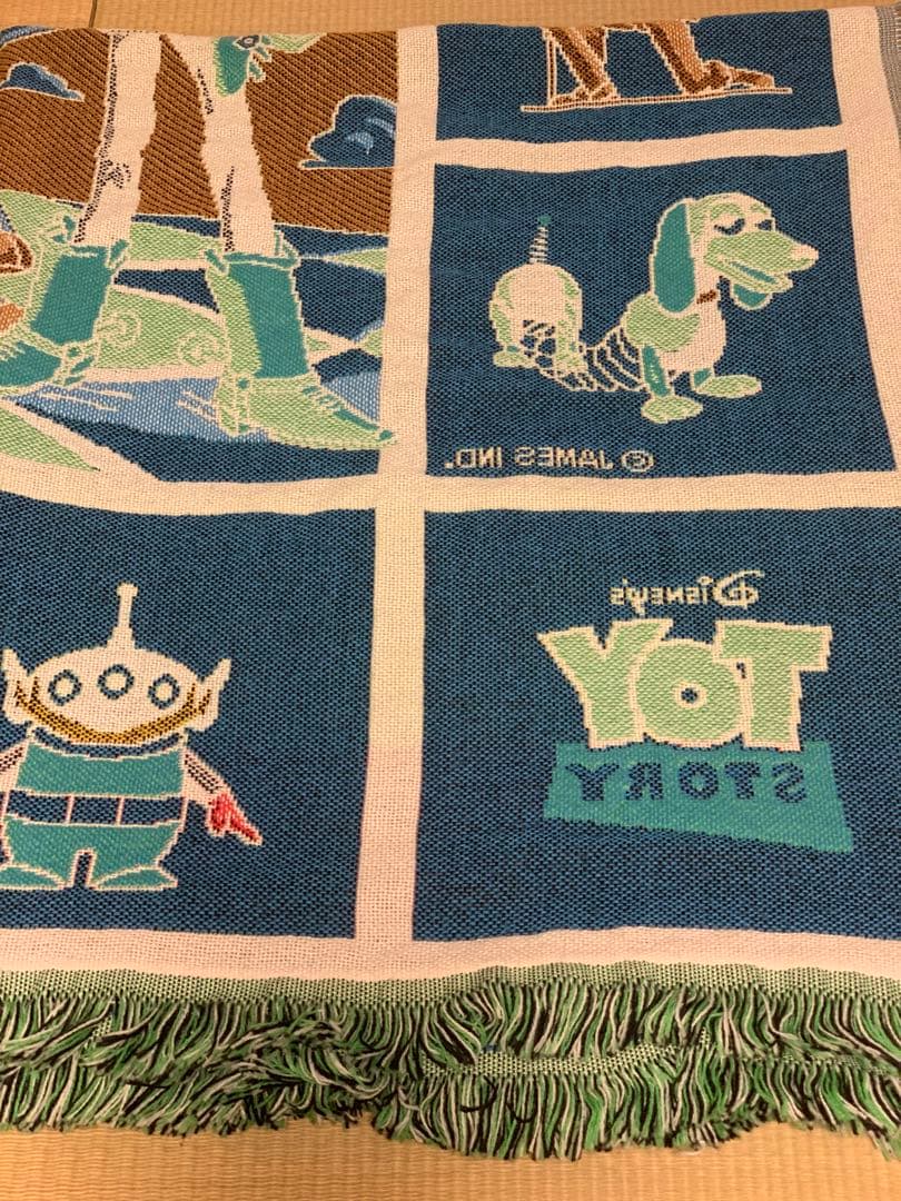 クリスマス特価！Toy Storyヴィンテージ ブランケット Pixar レア