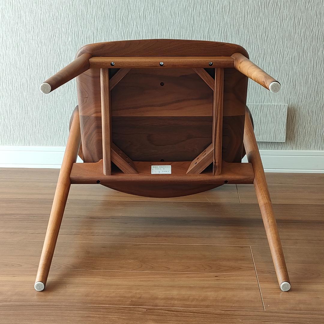 〈美品〉キツツキ　SEOTO　アームチェア　ダイニングチェア　ビーチ材②