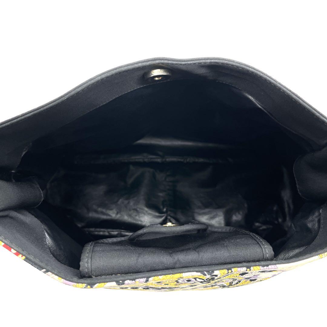 ヴェルサーチ ワンショルダーバッグ バロック柄 ゴールド装飾 イタリア製