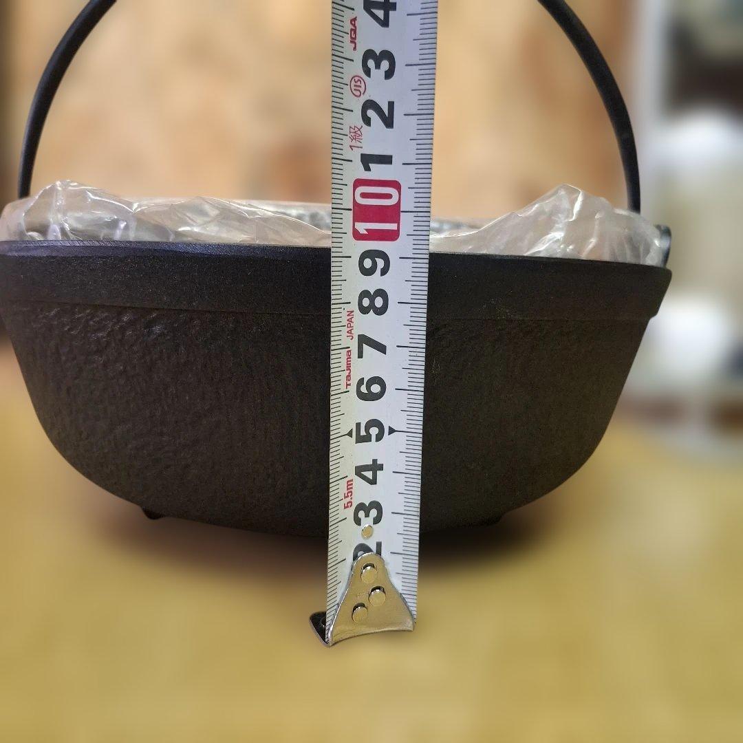南部鉄器の老舗　及源鋳造　高級南部鉄鍋 直径25cm