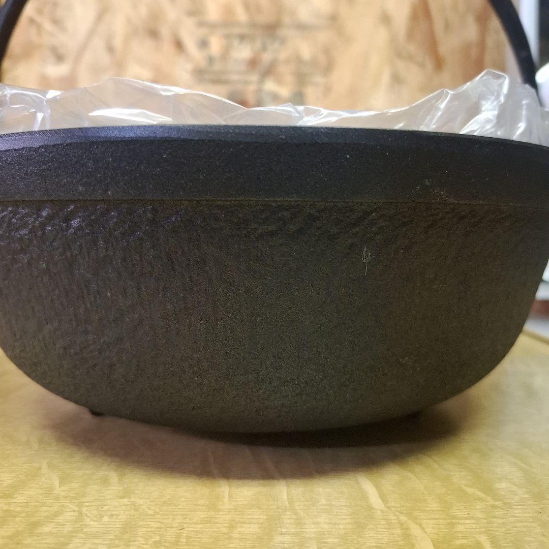 南部鉄器の老舗　及源鋳造　高級南部鉄鍋 直径25cm