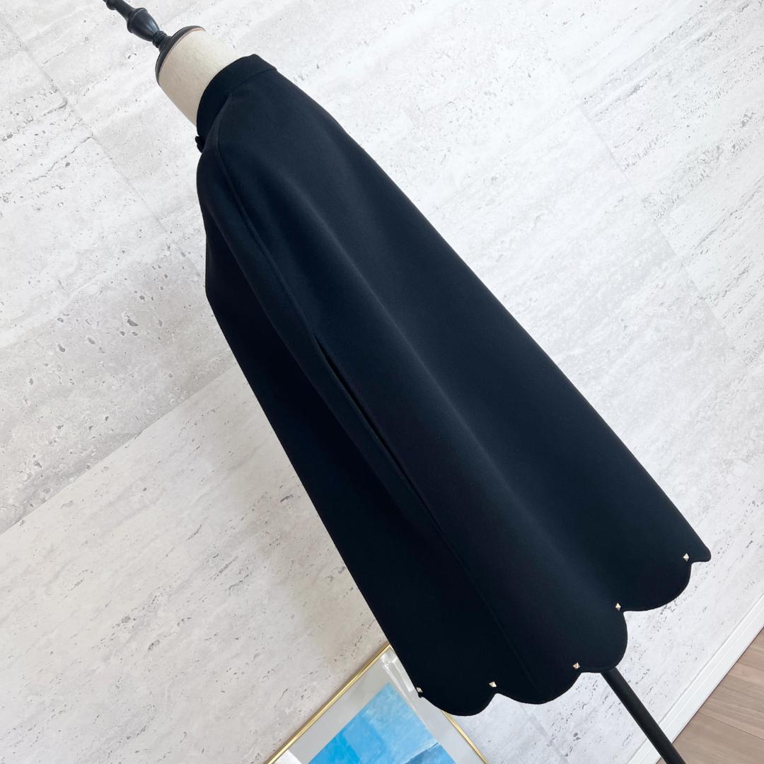 極美品★VALENTINO★カシミヤ★ダブルフェイス★ケープコート