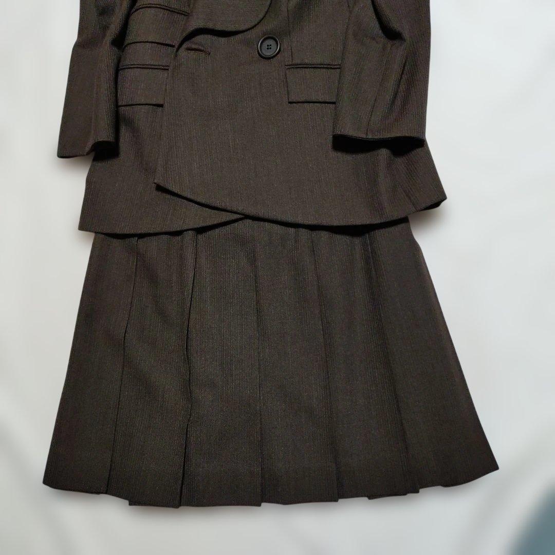 ヴィンテージChristian Dior ブラウン テーラードジャケットス―ツ