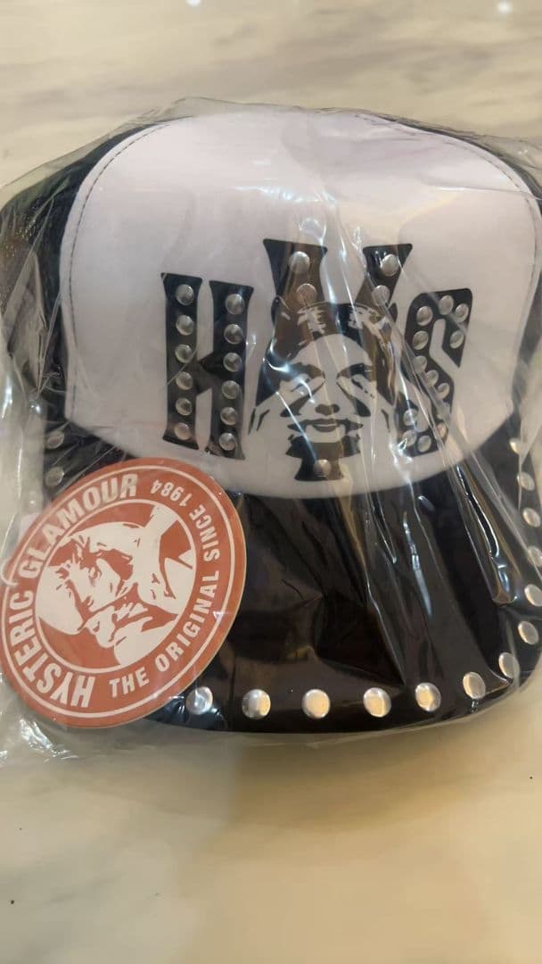 【新品未使用】ヒステリックグラマー　スタッズメッシュキャップ #010