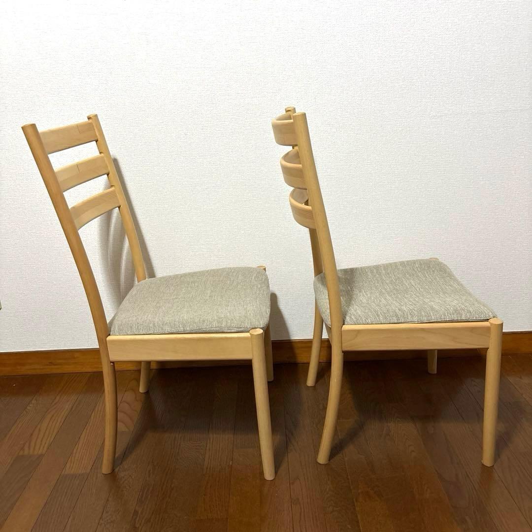 【美品】ニトリ ダイニングチェア C-07 ２脚セット