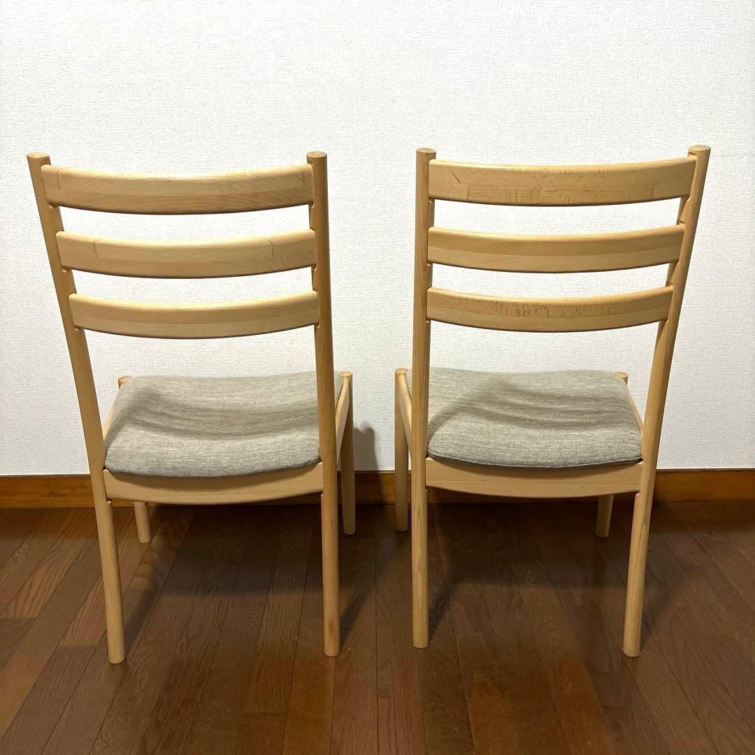 【美品】ニトリ ダイニングチェア C-07 ２脚セット
