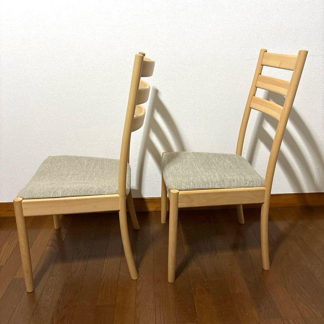 【美品】ニトリ ダイニングチェア C-07 ２脚セット
